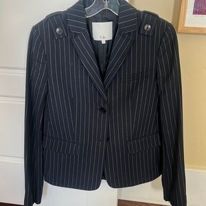 Tibi woman pinstripe blazer